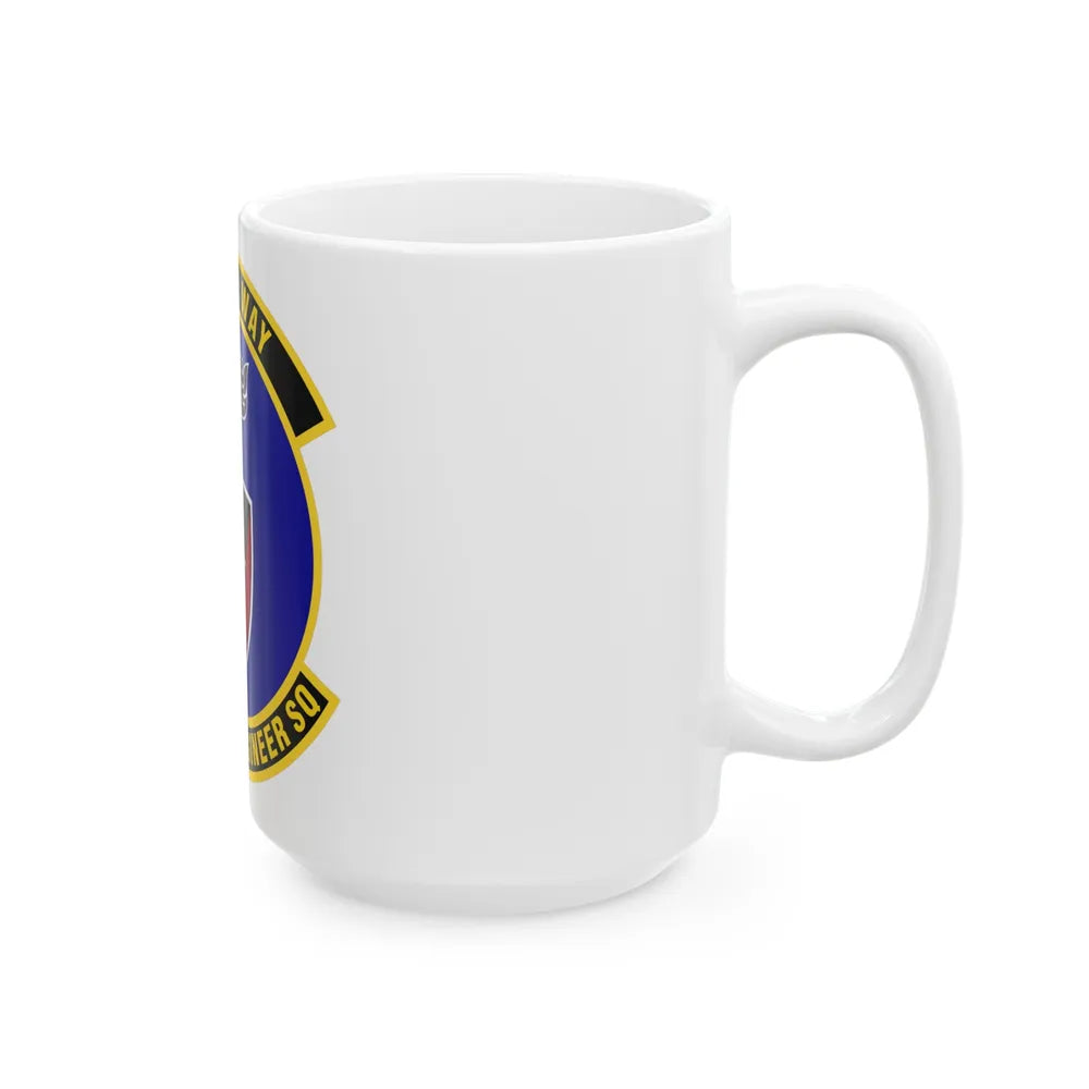 802d Civil Engineer Squadron (U.S. Air Force) White Coffee Mug-Go Mug Yourself