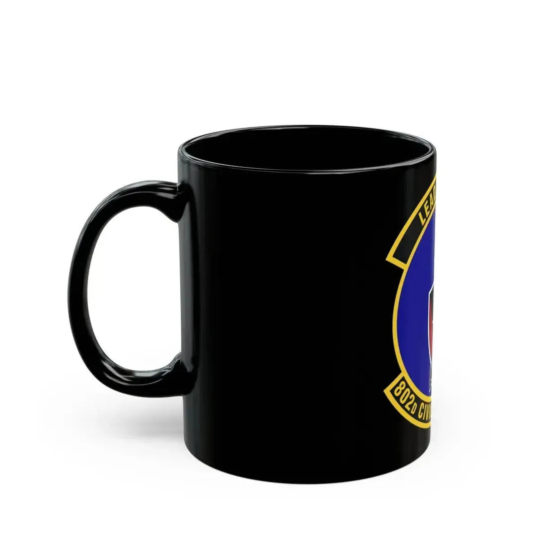 802d Civil Engineer Squadron (U.S. Air Force) Black Coffee Mug - Go Mug Yourself