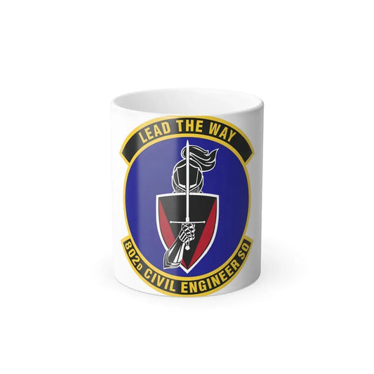 802d Civil Engineer Squadron (U.S. Air Force) Color Changing Coffee Mug 11oz - Go Mug Yourself