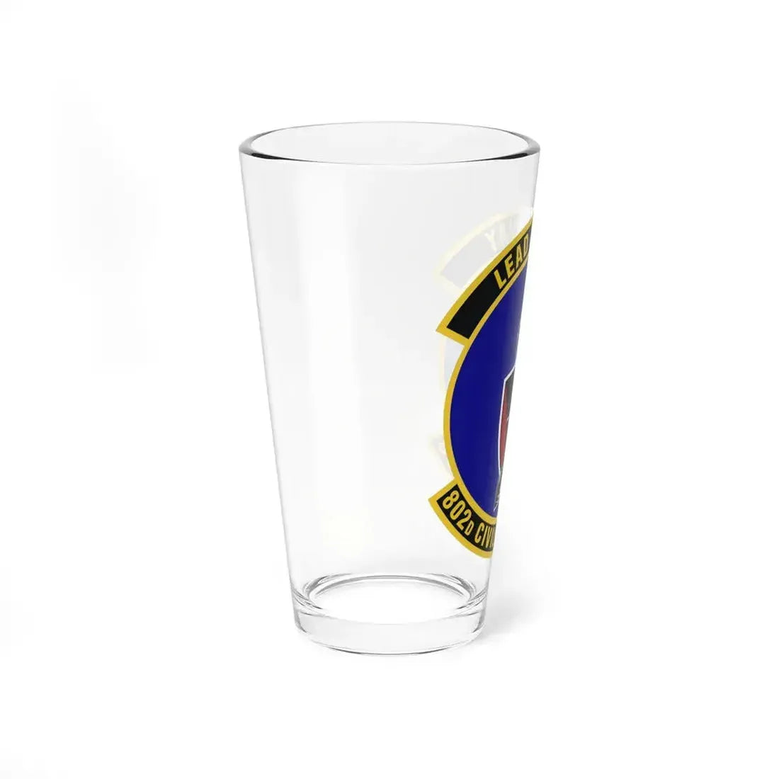 802d Civil Engineer Squadron (U.S. Air Force) Pint Glass 16oz - Go Mug Yourself
