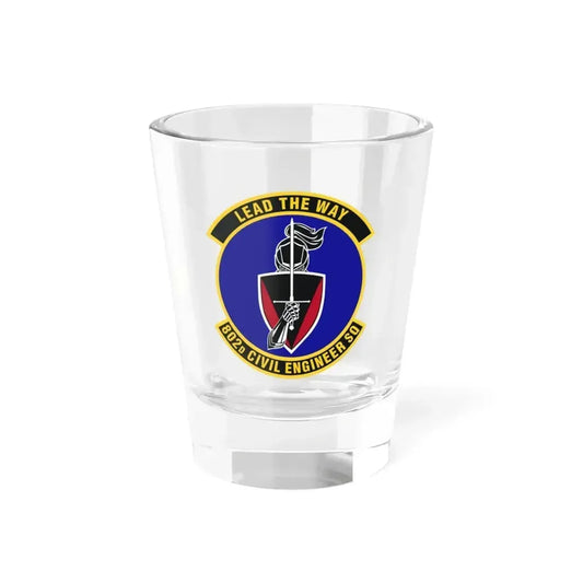 802d Civil Engineer Squadron (U.S. Air Force) Shot Glass 1.5oz 1.5oz - Go Mug Yourself