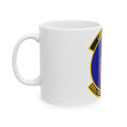 802d Civil Engineer Squadron (U.S. Air Force) White Coffee Mug - Go Mug Yourself