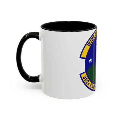 802d Communications Squadron (U.S. Air Force) Accent Coffee Mug - Go Mug Yourself