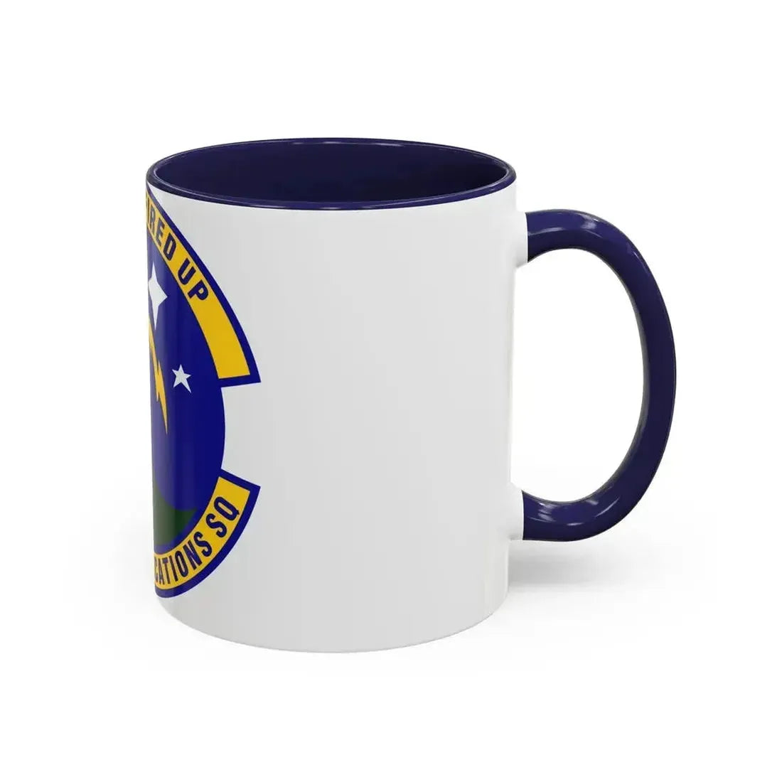 802d Communications Squadron (U.S. Air Force) Accent Coffee Mug - Go Mug Yourself