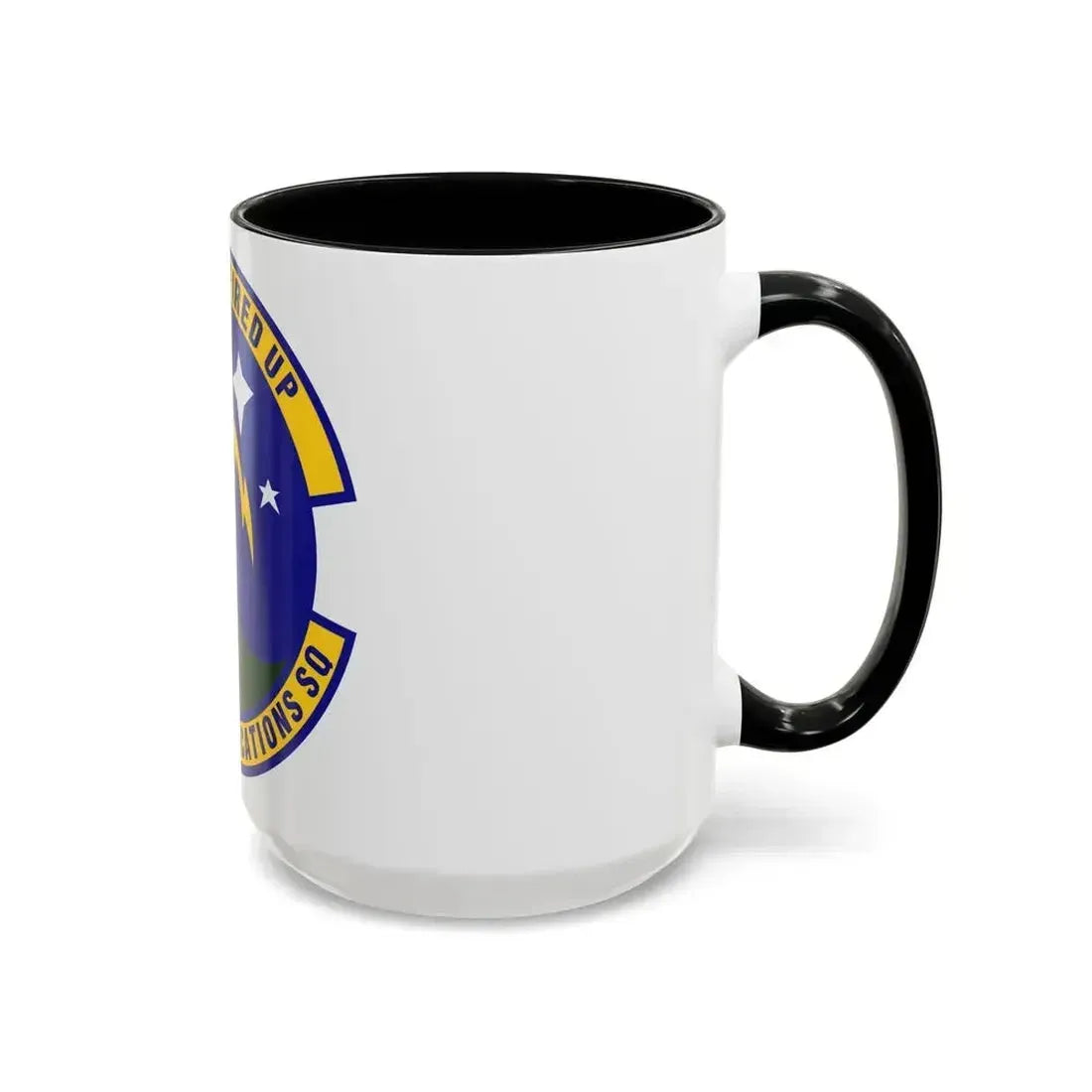 802d Communications Squadron (U.S. Air Force) Accent Coffee Mug - Go Mug Yourself