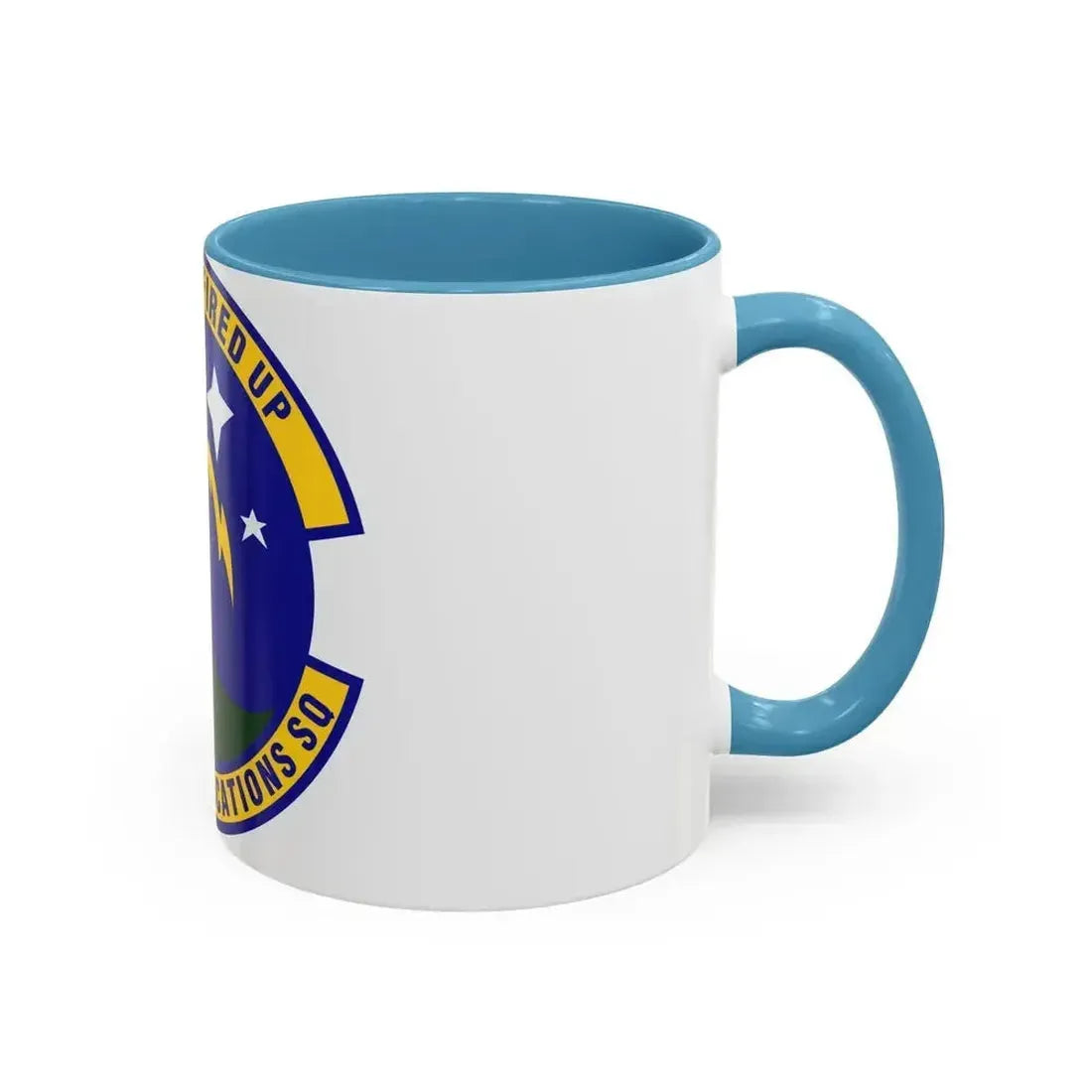 802d Communications Squadron (U.S. Air Force) Accent Coffee Mug - Go Mug Yourself