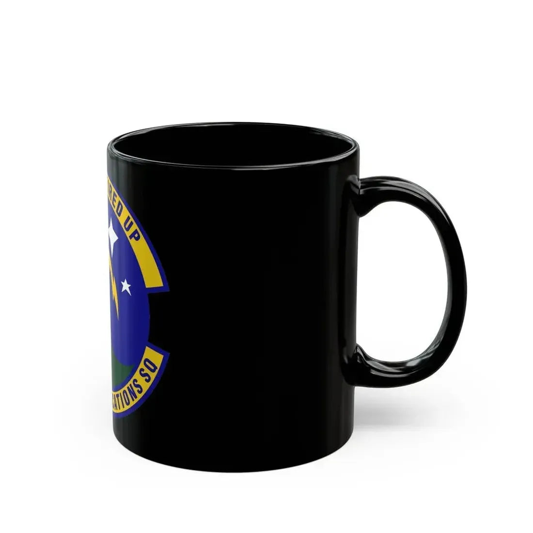 802d Communications Squadron (U.S. Air Force) Black Coffee Mug - Go Mug Yourself