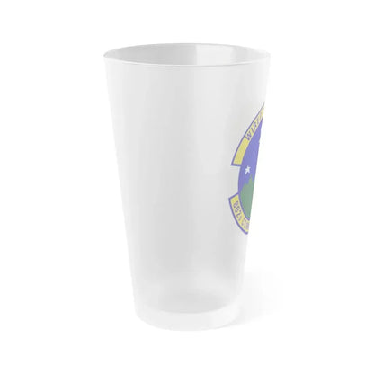 802d Communications Squadron (U.S. Air Force) Frosted Pint Glass 16oz - Go Mug Yourself