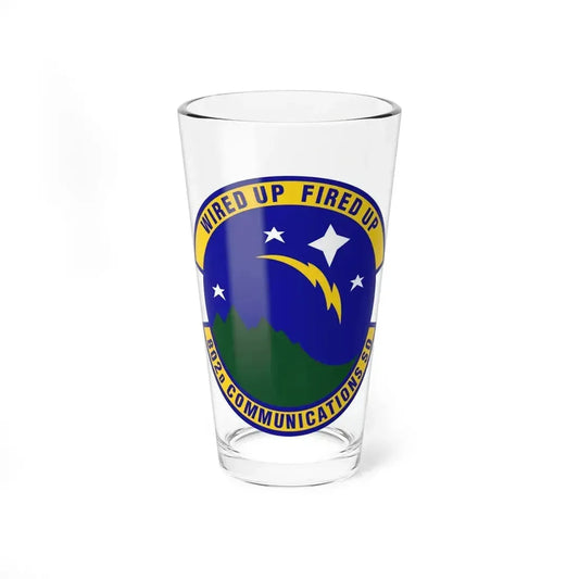 802d Communications Squadron (U.S. Air Force) Pint Glass 16oz 16oz - Go Mug Yourself