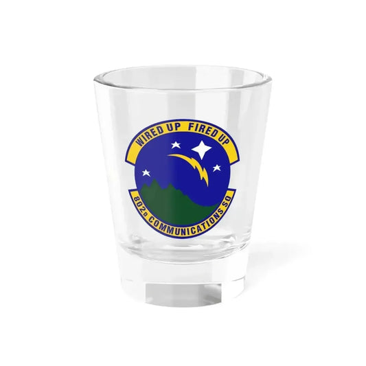 802d Communications Squadron (U.S. Air Force) Shot Glass 1.5oz 1.5oz - Go Mug Yourself