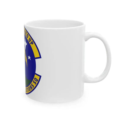 802d Communications Squadron (U.S. Air Force) White Coffee Mug - Go Mug Yourself