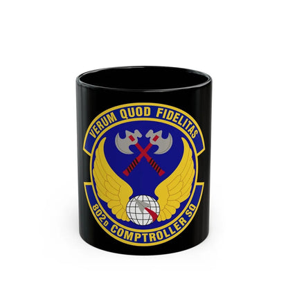 802d Comptroller Squadron (U.S. Air Force) Black Coffee Mug-11oz-Go Mug Yourself