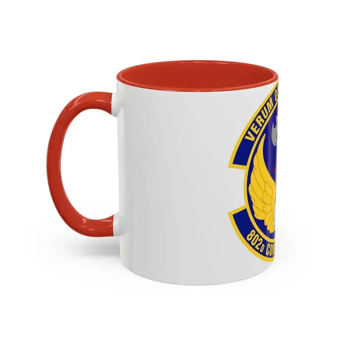 802d Comptroller Squadron (U.S. Air Force) Accent Coffee Mug - Go Mug Yourself