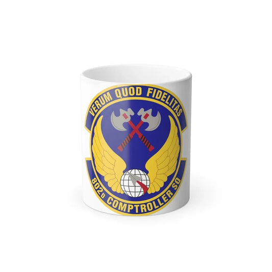 802d Comptroller Squadron (U.S. Air Force) Color Changing Coffee Mug 11oz - Go Mug Yourself