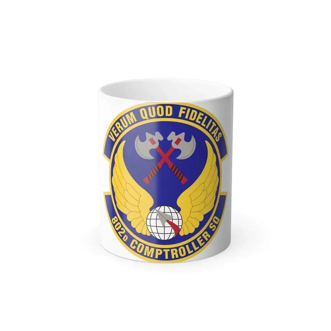 802d Comptroller Squadron (U.S. Air Force) Color Changing Coffee Mug 11oz - Go Mug Yourself