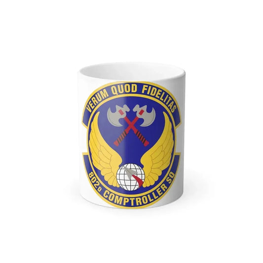 802d Comptroller Squadron (U.S. Air Force) Color Changing Coffee Mug 11oz - Go Mug Yourself