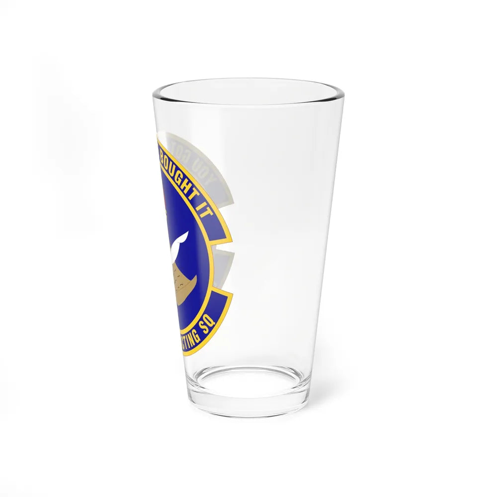 802d Contracting Squadron (U.S. Air Force) Pint Glass 16oz-Go Mug Yourself