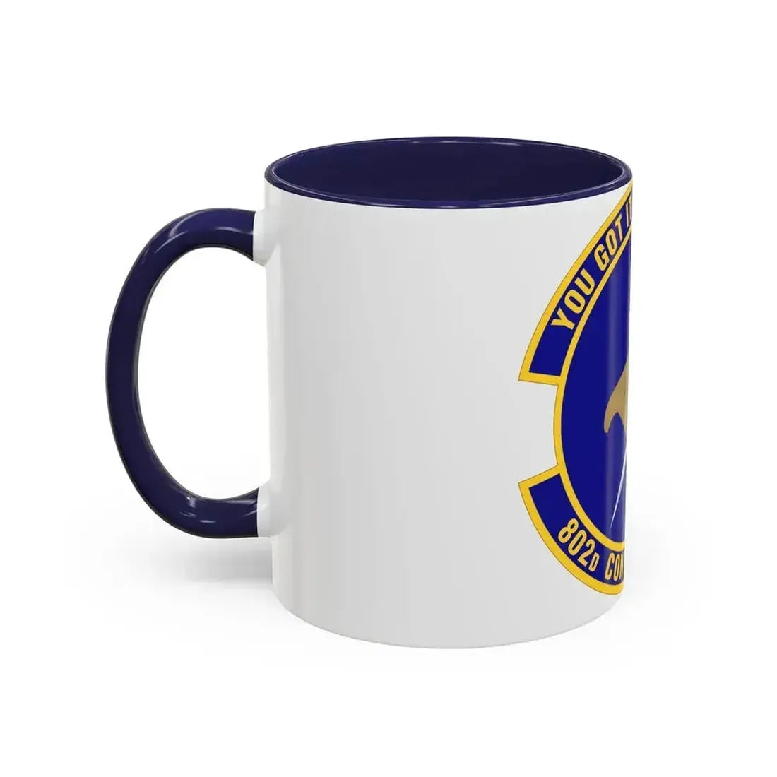 802d Contracting Squadron (U.S. Air Force) Accent Coffee Mug - Go Mug Yourself