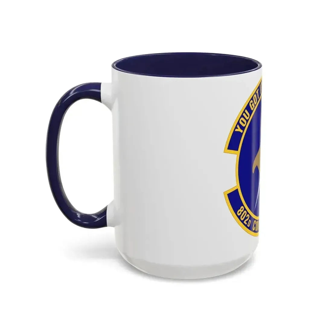 802d Contracting Squadron (U.S. Air Force) Accent Coffee Mug - Go Mug Yourself