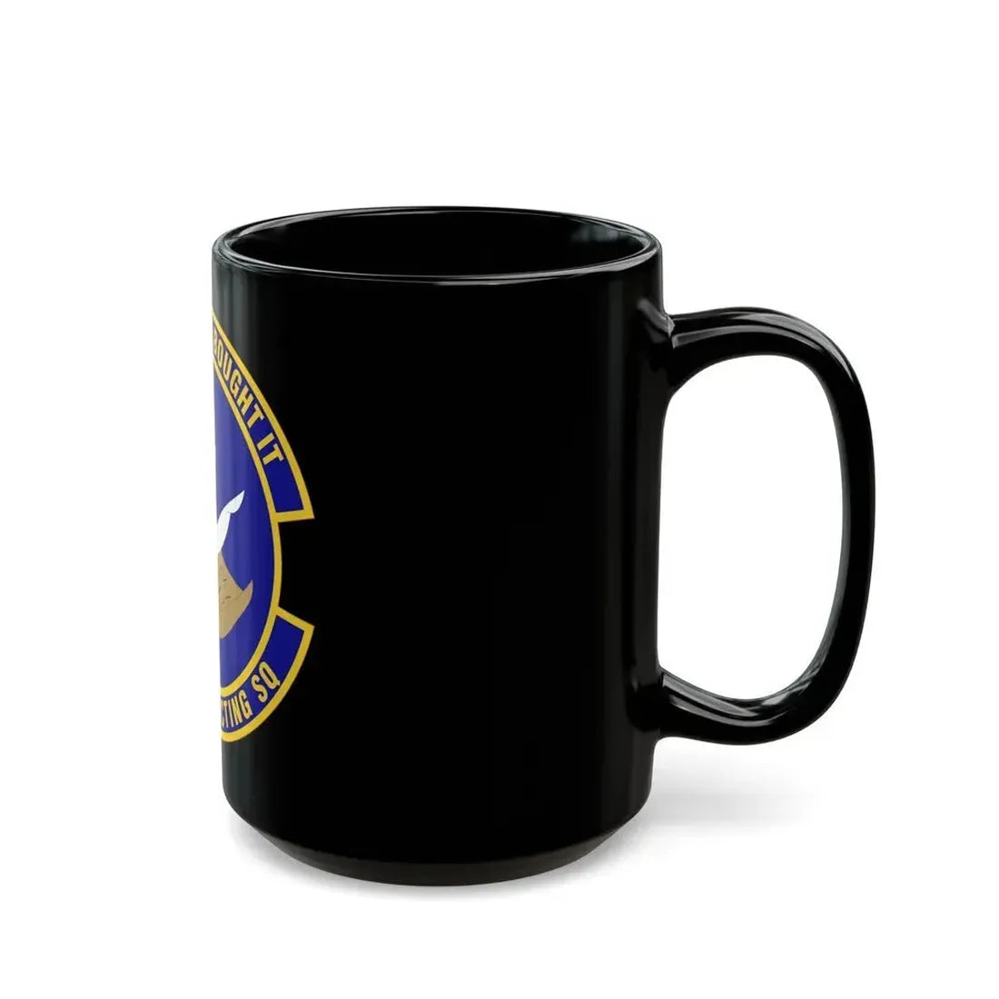 802d Contracting Squadron (U.S. Air Force) Black Coffee Mug - Go Mug Yourself