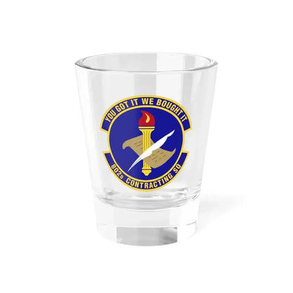 802d Contracting Squadron (U.S. Air Force) Shot Glass 1.5oz 1.5oz - Go Mug Yourself