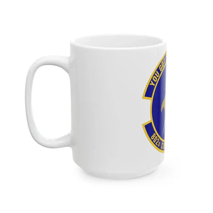 802d Contracting Squadron (U.S. Air Force) White Coffee Mug - Go Mug Yourself