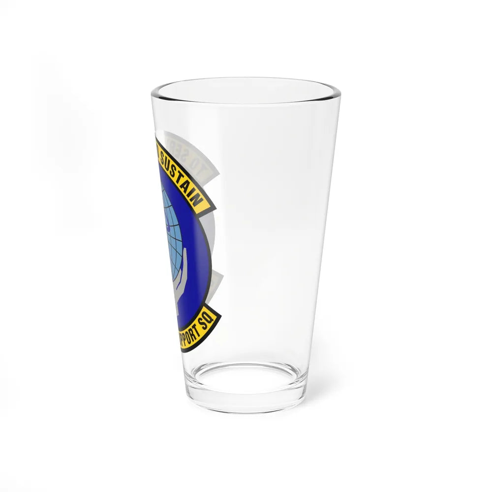 802d Force Support Squadron (U.S. Air Force) Pint Glass 16oz-Go Mug Yourself