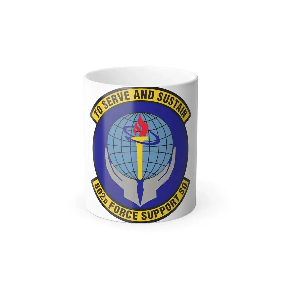 802d Force Support Squadron (U.S. Air Force) Color Changing Coffee Mug 11oz - Go Mug Yourself