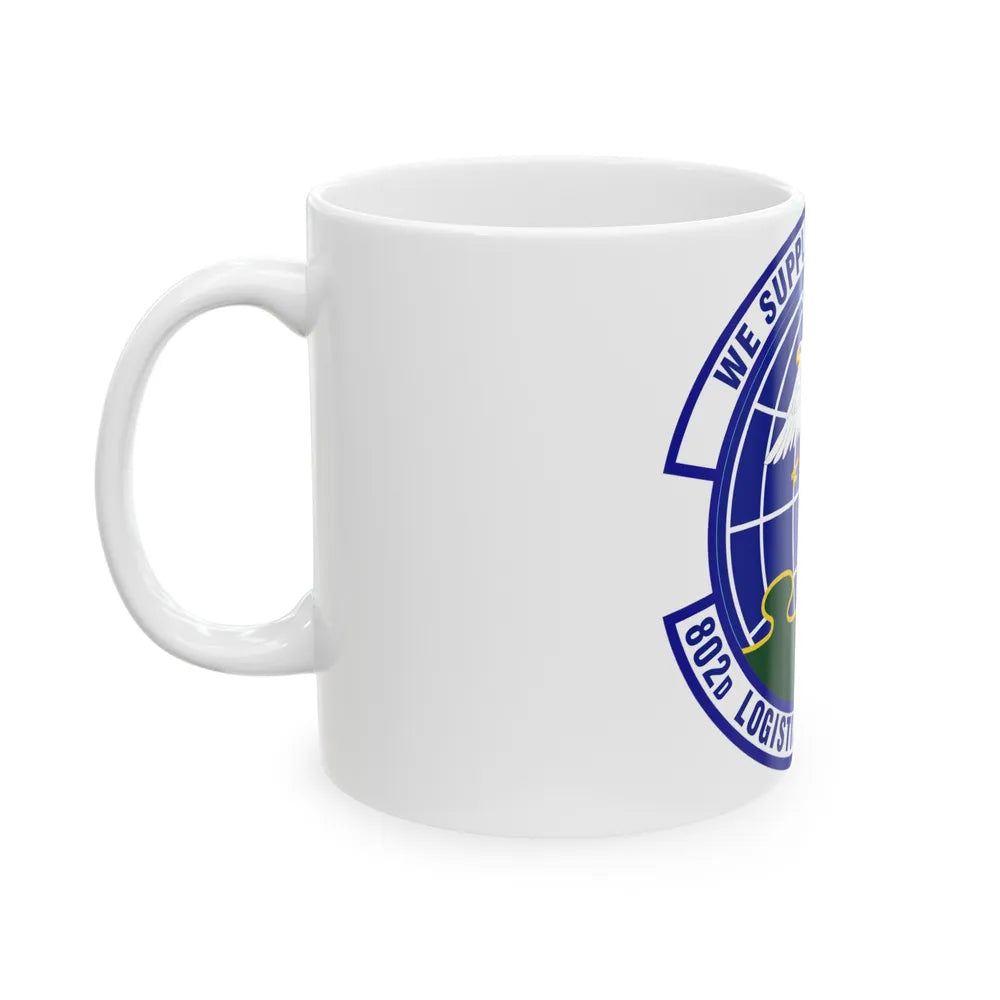 802d Logistics Readiness Squadron (U.S. Air Force) White Coffee Mug-Go Mug Yourself