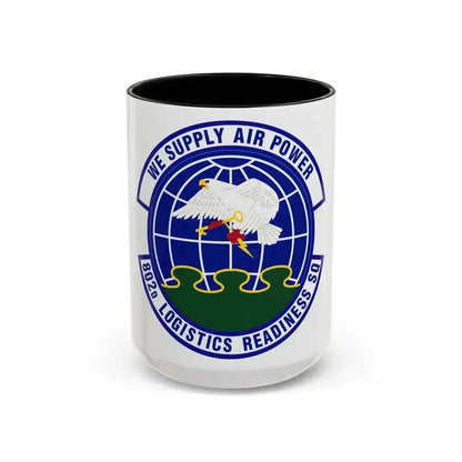 802d Logistics Readiness Squadron (U.S. Air Force) Accent Coffee Mug 15oz Black - Go Mug Yourself