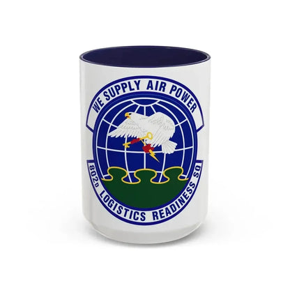 802d Logistics Readiness Squadron (U.S. Air Force) Accent Coffee Mug 15oz Navy - Go Mug Yourself