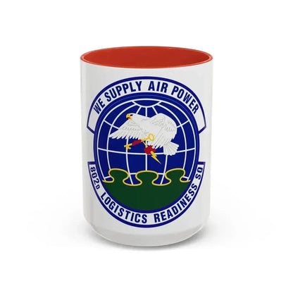 802d Logistics Readiness Squadron (U.S. Air Force) Accent Coffee Mug 15oz Red - Go Mug Yourself