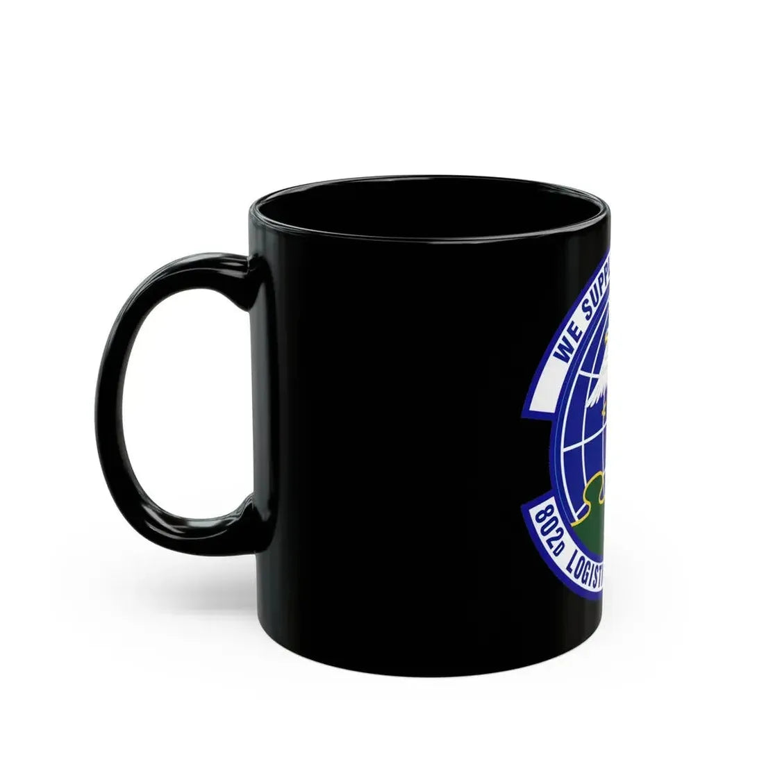 802d Logistics Readiness Squadron (U.S. Air Force) Black Coffee Mug - Go Mug Yourself
