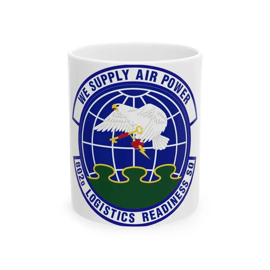 802d Logistics Readiness Squadron (U.S. Air Force) White Coffee Mug 11oz - Go Mug Yourself