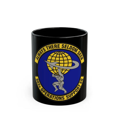 802d Operations Support Squadron (U.S. Air Force) Black Coffee Mug-11oz-Go Mug Yourself