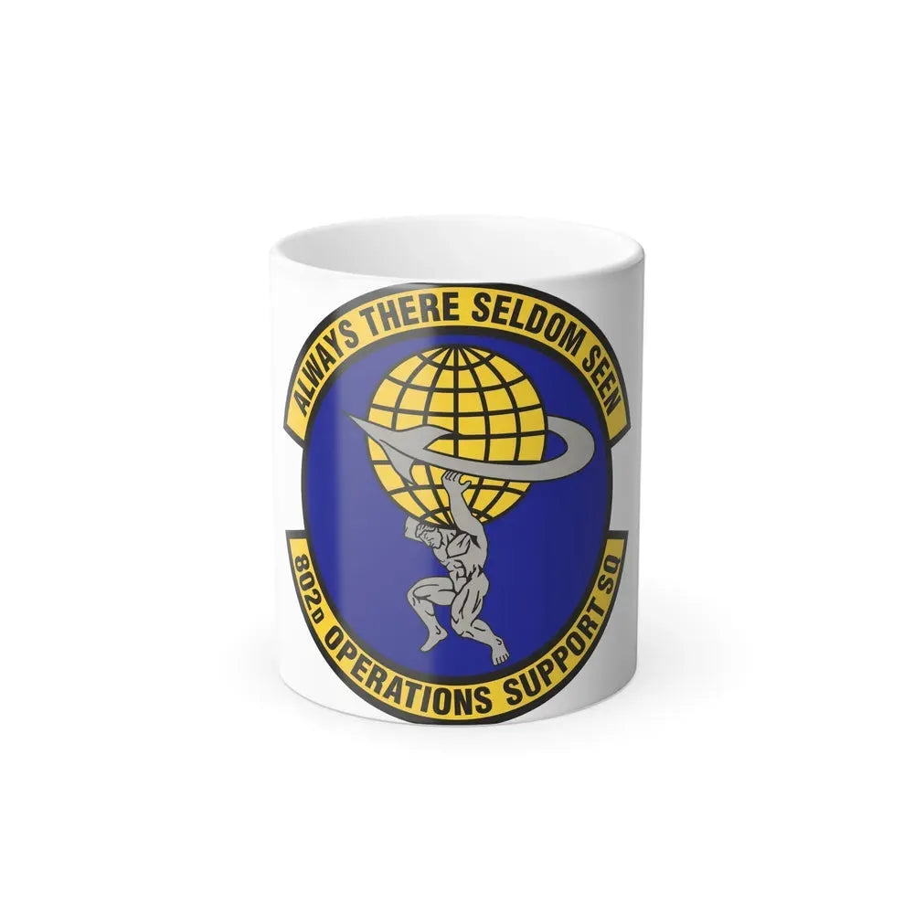 802d Operations Support Squadron (U.S. Air Force) Color Changing Coffee Mug 11oz - Go Mug Yourself