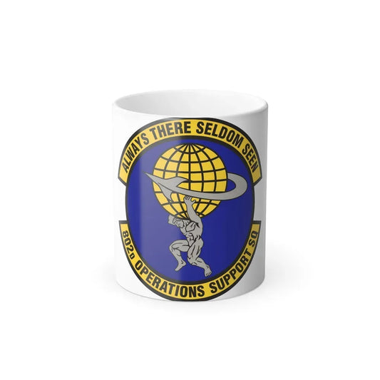 802d Operations Support Squadron (U.S. Air Force) Color Changing Coffee Mug 11oz - Go Mug Yourself