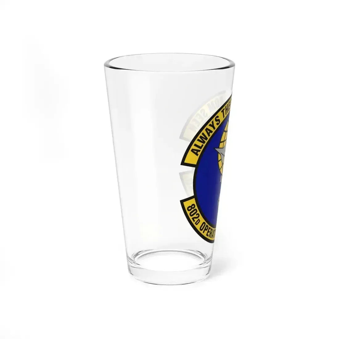 802d Operations Support Squadron (U.S. Air Force) Pint Glass 16oz - Go Mug Yourself