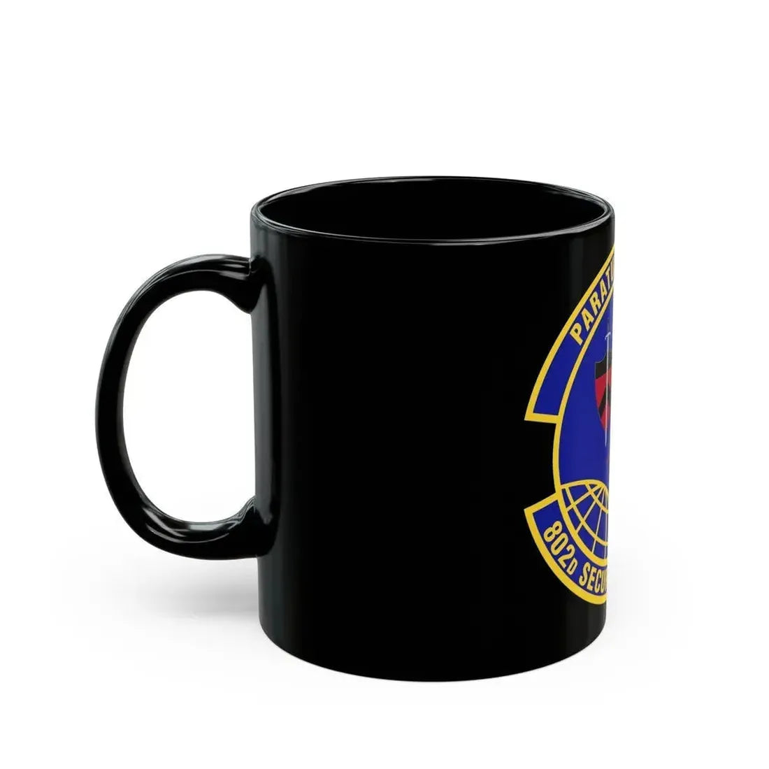 802d Security Forces Squadron (U.S. Air Force) Black Coffee Mug - Go Mug Yourself