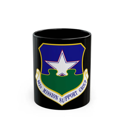 802nd Mission Support Group (U.S. Air Force) Black Coffee Mug-11oz-Go Mug Yourself