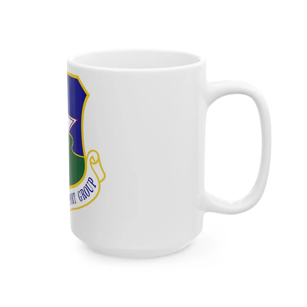 802nd Mission Support Group (U.S. Air Force) White Coffee Mug-Go Mug Yourself