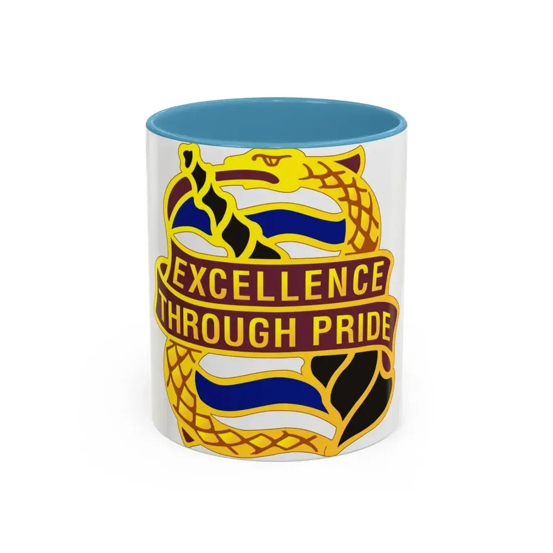 803 Medical Group (U.S. Army) Accent Coffee Mug 11oz Light Blue - Go Mug Yourself