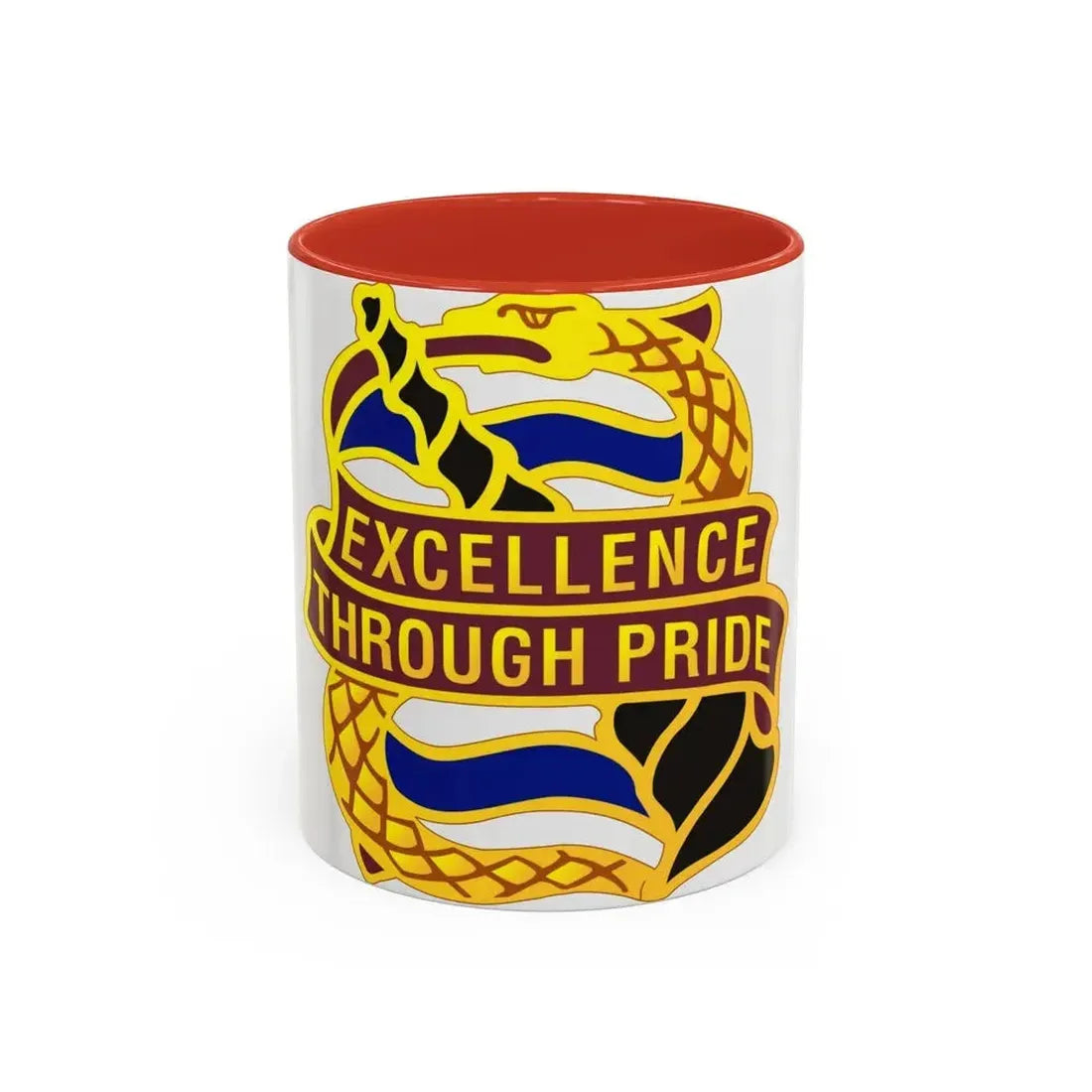 803 Medical Group (U.S. Army) Accent Coffee Mug 11oz Red - Go Mug Yourself