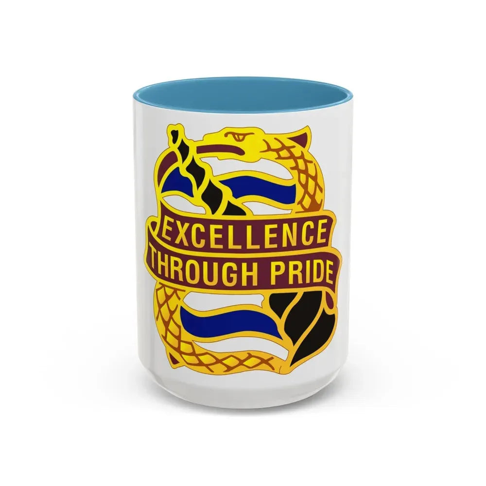 803 Medical Group (U.S. Army) Accent Coffee Mug 15oz Light Blue - Go Mug Yourself