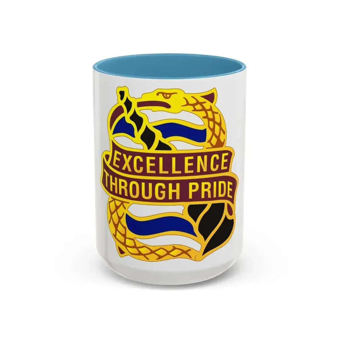 803 Medical Group (U.S. Army) Accent Coffee Mug 15oz Light Blue - Go Mug Yourself