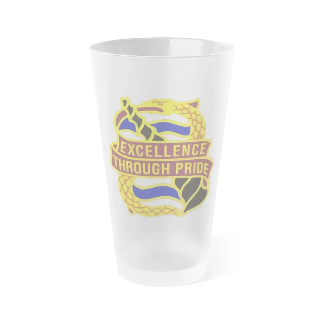 803 Medical Group (U.S. Army) Frosted Pint Glass 16oz Default Title - Go Mug Yourself