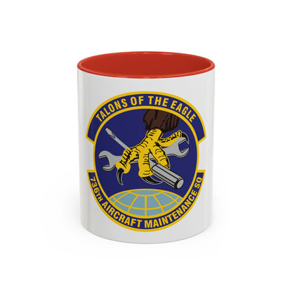 736th Aircraft Maintenance Squadron (U.S. Air Force) Accent Coffee Mug