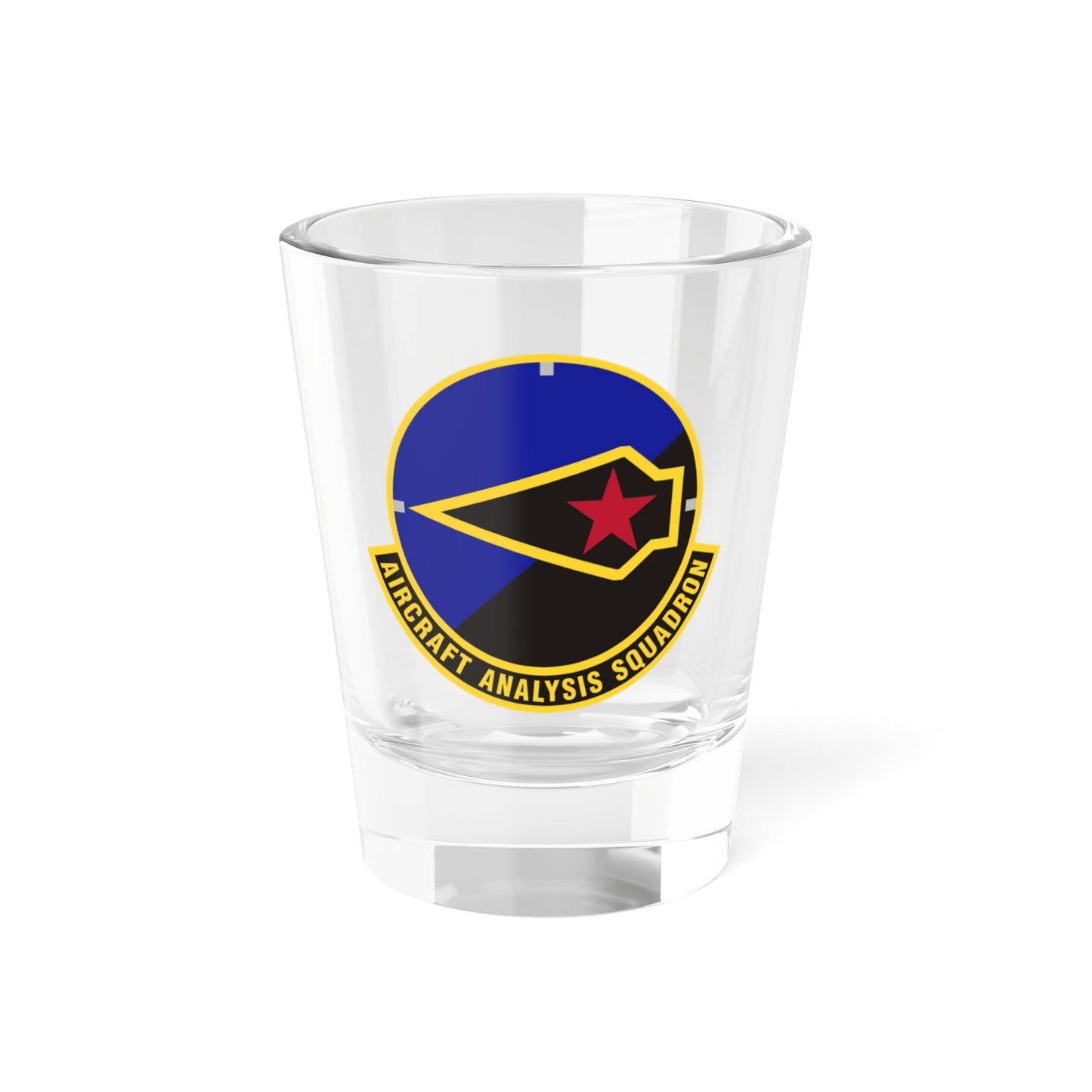 Verre à liqueur de l'escadron d'analyse des aéronefs (US Air Force) 1,5 oz