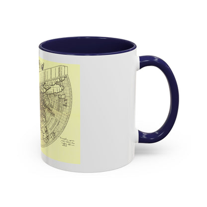 World Map - Ruysch (1508) (Map) Accent Coffee Mug