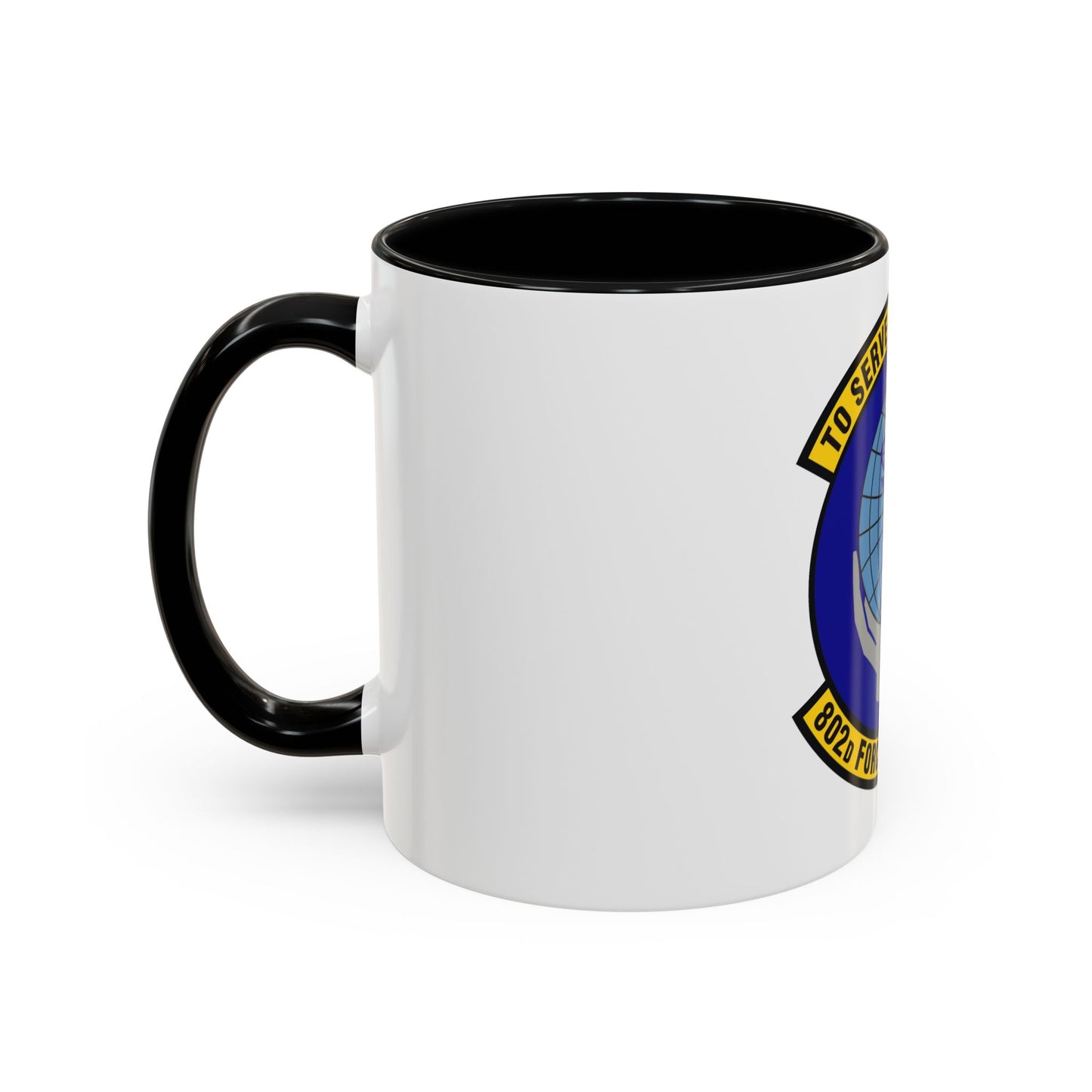 802d Force Support Squadron (U.S. Air Force) Accent Coffee Mug